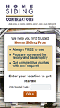 Mobile Screenshot of home-siding-contractors.com